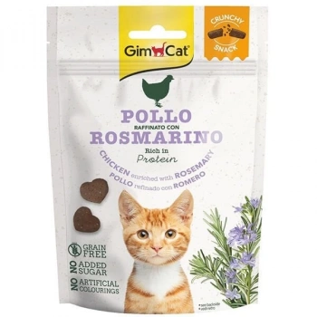 Gimcat Tahılsız Tavuk ve Biberiyeli Kedi Ödül Bisküvisi 50 Gr