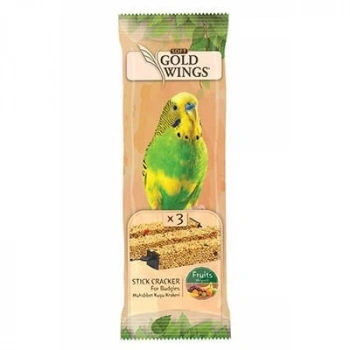 Gold Wings Meyveli Muhabbet Kuşu Krakeri 3 Adet