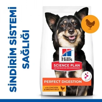 Hills Adult Perfect Digestion Tavuklu Sindirim Destekleyici Mini Yetişkin Köpek Maması 1.5 Kg