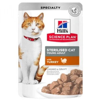 Hills Sterilised Hindili Pouch Kısırlaştırılmış Konserve Kedi Maması 85 Gr
