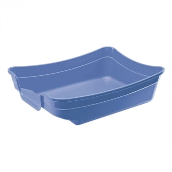 İmac Polly İkinci Yaşam Yavru Kediler için Açık Kedi Tuvaleti Mavi 35x25x10 Cm