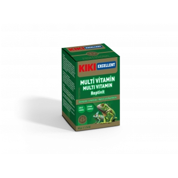 Kiki Excellent Multi Vitamin Reptivit Sürüngenler ve Amfibiler için Toz Mineral 50 Gr