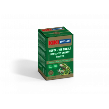 Kiki Excellent Repta-Vit Enerji Reptivit Sürüngenler ve Amfibiler için Toz Mineral 50 Gr
