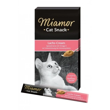 Miamor Cream Somonlu Kedi Ödül Maması 6x15 Gr
