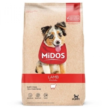 Midos Kuzu Etli ve Pirinçli Yavru Köpek Maması 15 Kg