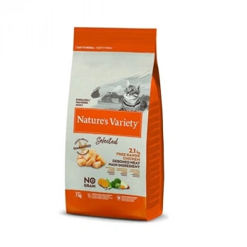 Natures Variety Selected Tavuklu Tahılsız Kısırlaştırılmış Yetişkin Kedi Maması 1.25 Kg
