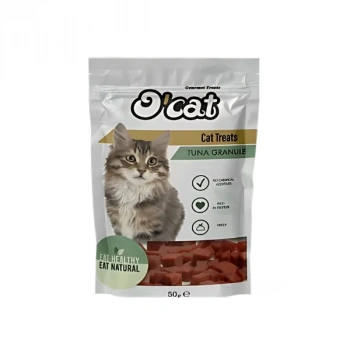O Cat Tuna Balıklı Küp Kedi Ödül Maması 50 Gr