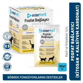 OneVet Böbrek Sağlığı Destekleyici Kedi ve Köpekler için Toz Saşe 1 Gr 30 Adet