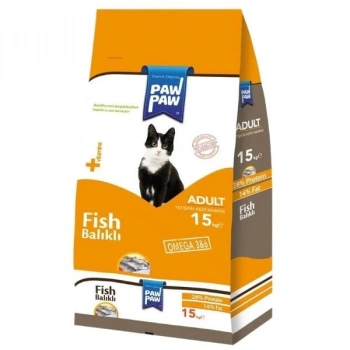 Paw Paw Adult Balıklı Yetişkin Kedi Maması 15 Kg