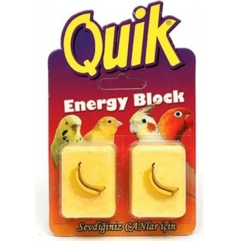Quik Kuş Enerji Bloğu Muzlu 2 Adet