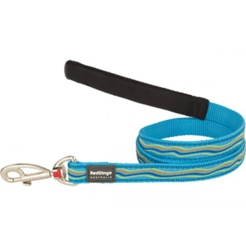 Red Dingo Dreamstream Desenli Köpek Uzatma Tasması Turkuaz 12 Mm