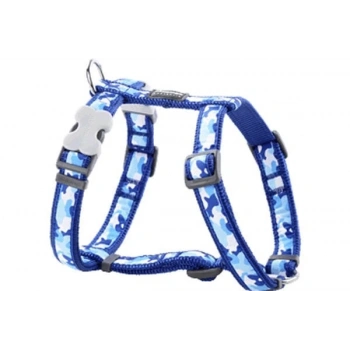 Red Dingo Kamuflaj Köpek Göğüs Tasması Lacivert 20 Mm