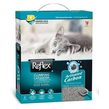 Reflex Kedi Kumu Carbon Gri Koku Kontrol 6 Lt