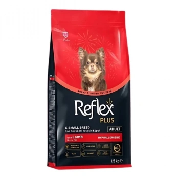 Reflex Plus Kuzu Etli Mini ve Küçük Irk Yetişkin Köpek Maması 1.5 Kg
