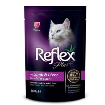 Reflex Plus Kuzu Etli Pouch Yetişkin Konserve Kedi Maması 100 Gr