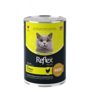 Reflex Plus Pate İçinde Tavuklu Kısırlaştırılmış Konserve Kedi Maması 395 Gr