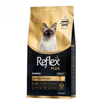 Reflex Plus Siamese Hypoallergenic Tavuklu Yetişkin Kedi Maması 1.5 Kg
