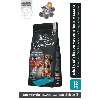Signature Kuzulu Küçük Irk Yavru Köpek Maması 12 Kg