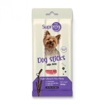 Supreme Dog Sığır Etli Küçük Irk Stick Köpek Ödül Maması 3x5 Gr
