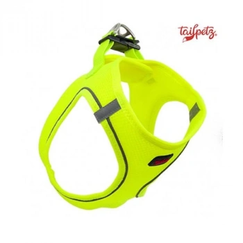 Tailpetz Air Mesh Köpek Göğüs Tasması (3XS) Neon Lime
