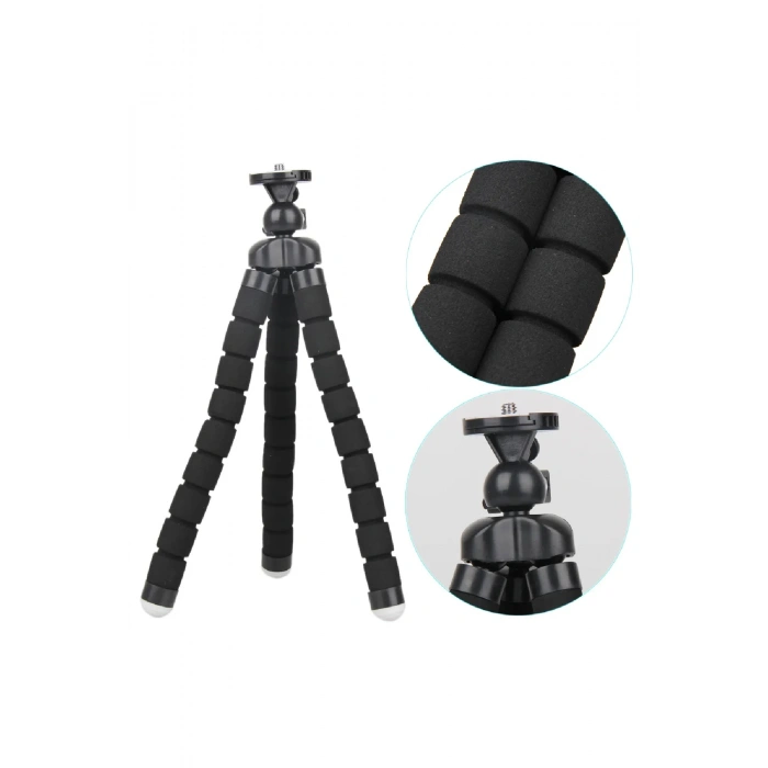 Concord T-1 26 cm Süngerli Ahtapot Tripod Telefon Tutucu Aparat