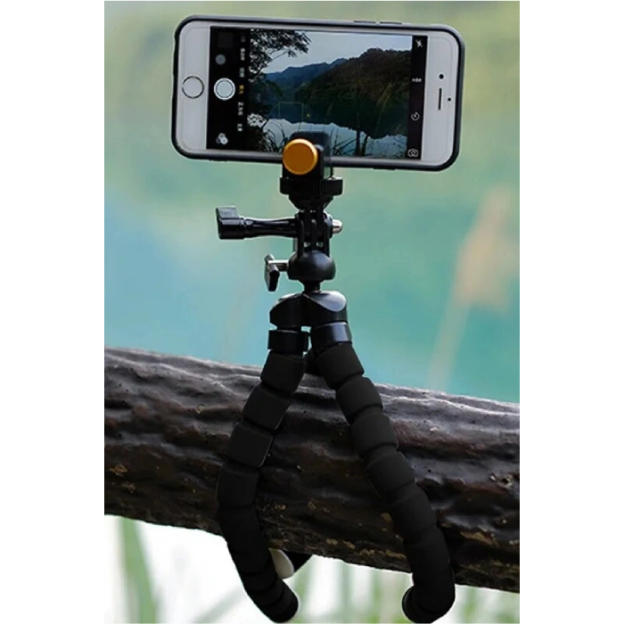 Concord T-1 26 cm Süngerli Ahtapot Tripod Telefon Tutucu Aparat