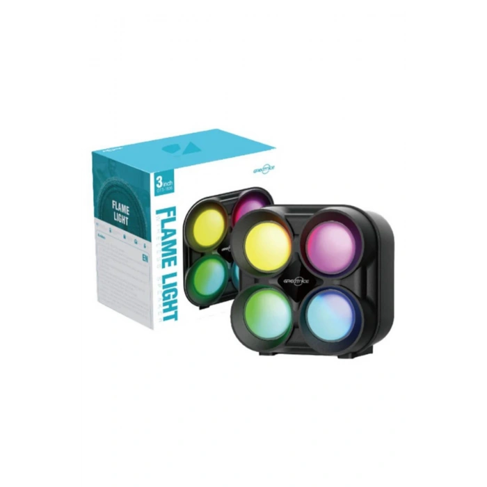 GTS-1835 3 Inç 5 W Mini Boy RGB Led Taşınabilir Usb TF Kart Bluetooth Speaker 500 mAh