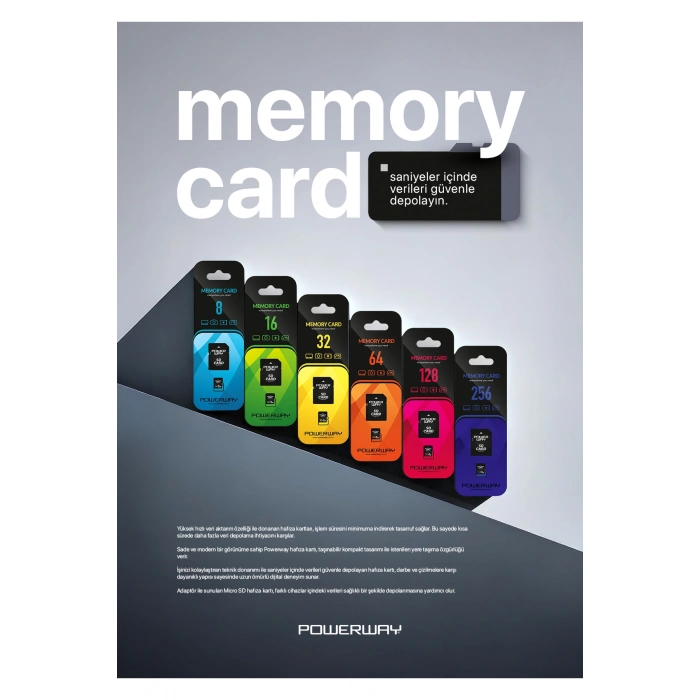 64 Gb Hafıza Kartı Adaptör Dahil