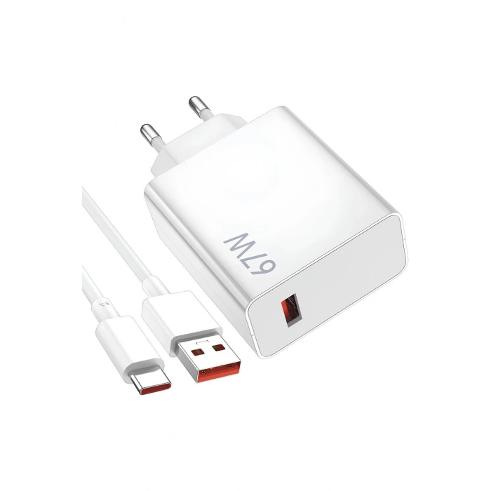YK 67 Watt Yüksek Hız Şarj Aleti Adaptör+Kablo