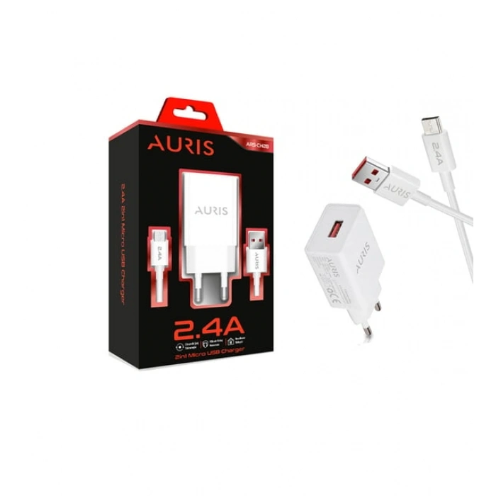 Auris ARS-CH28 Micro Telefon Şarj Seti 2.4 Amper