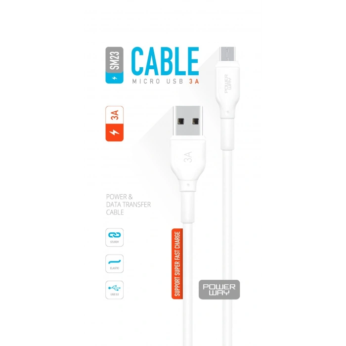 Powerway SM23 Şarj Kablosu