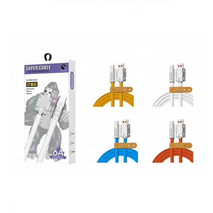 PL-8763 MİCRO USB 6 AMPER HIZLI ŞARJ KABLOSU KARIŞIK RENK