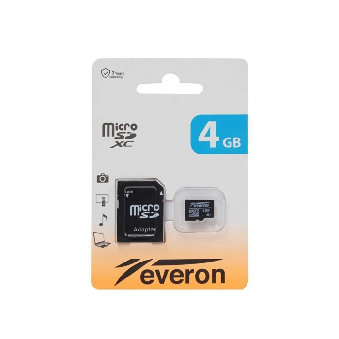 Everon 4GB Micro SD Hafıza Kartı Adaptörlü