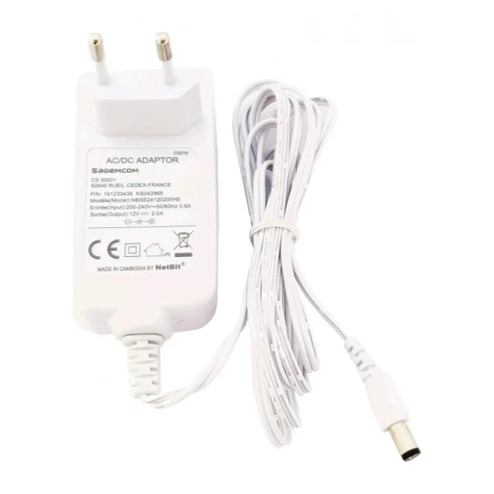 5V 2A Beyaz Siyah Adaptör