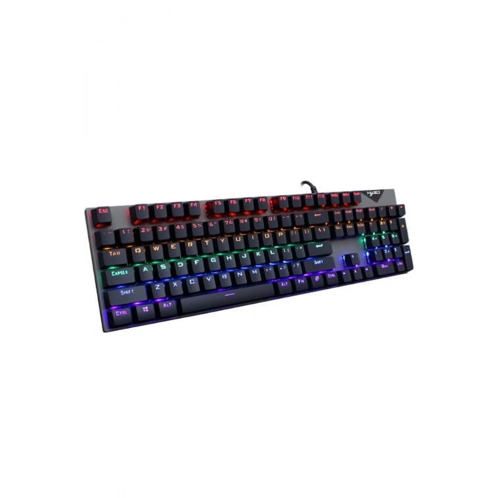 KL-138 Blue Switch Mekanik RGB Efekli Işıklı Oyuncu Klavye Q TR