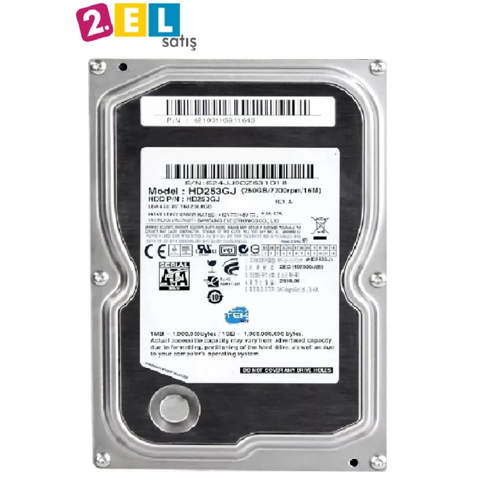Samsung 250 GB SATA 3,5 inç sabit disk