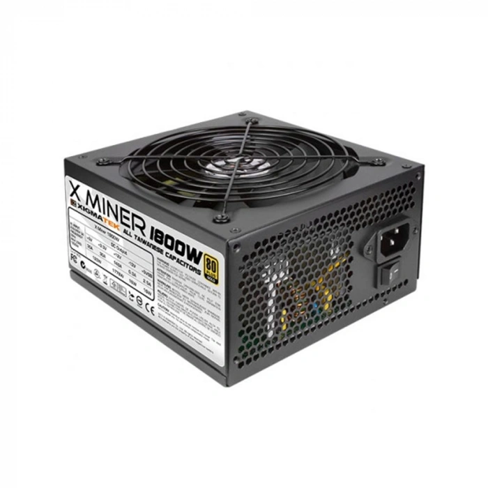 XIGMATEK X MINER 1800W 80 PLUS GOLD GÜÇ KAYNAĞI (İKİNCİ EL)