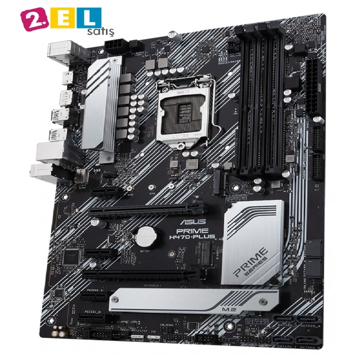 Asus PRIME H470-PLUS Intel LGA1200 DDR4 ATX Anakart (İKİNCİ EL)