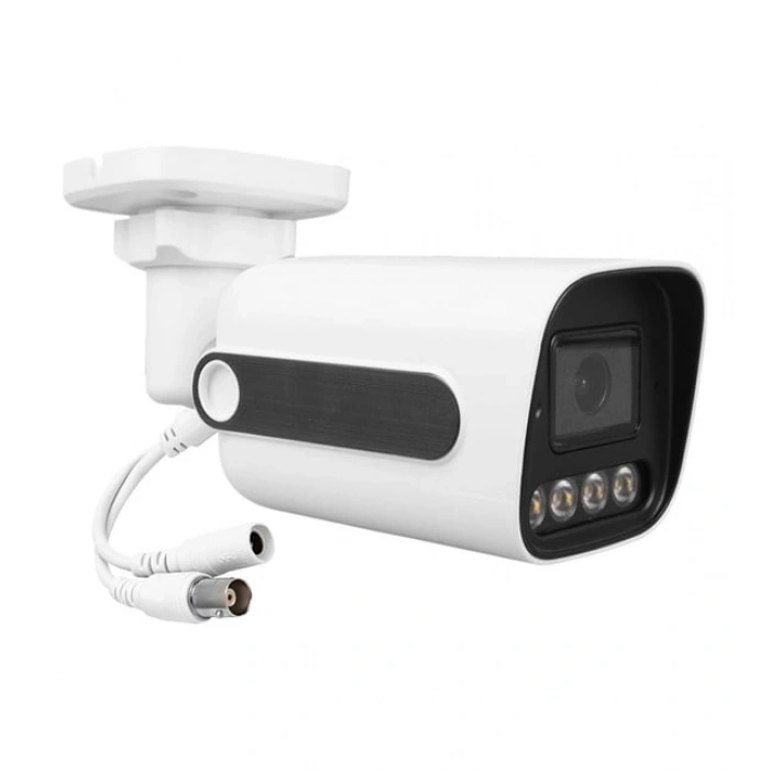 EgeTeck EGT-114 5MP 2.8MM 4 Warmled Fullcolor Plastik Kasa AHD Analog Bullet Güvenlik Kamera