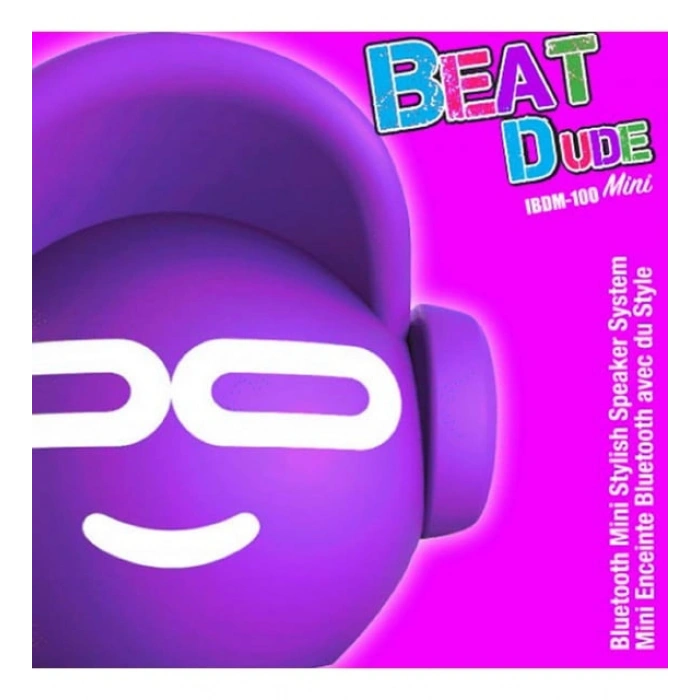İdance Beat Dude Mini Bluetooth Hoparlör Mor 100PR