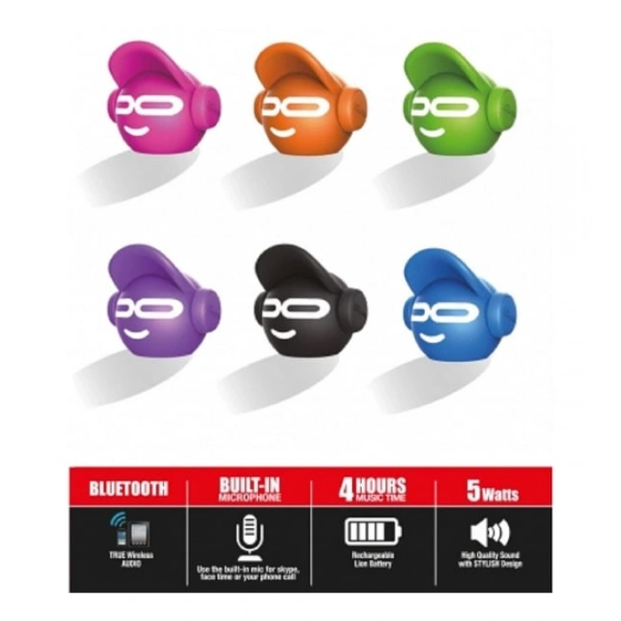 İdance Beat Dude Mini Bluetooth Hoparlör Mor 100PR