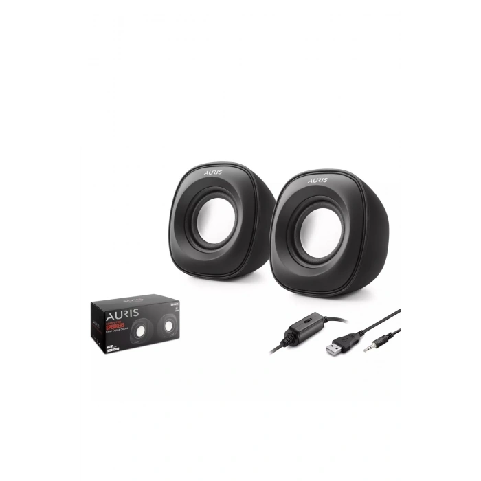 ARS-PCSP20 BILGISAYAR HOPARLÖRÜ 1+1 SIYAH