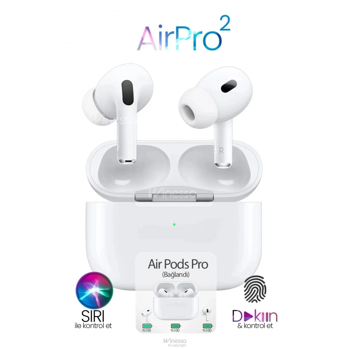 Fioplus Air Pro 2 Anc-Enc Bluetooth Kulaklık Özellikli Ios Android Uyumlu Kablosuz