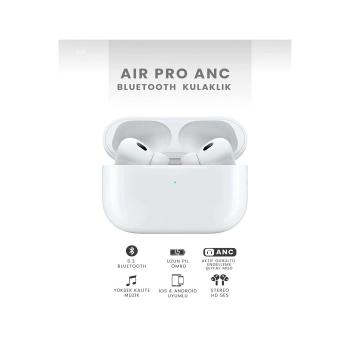 Fioplus Air Pro 2 Anc-Enc Bluetooth Kulaklık Özellikli Ios Android Uyumlu Kablosuz