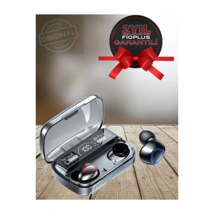 Fioplus M10 Bluetooth Kulaklık Kulakiçi Powerbankli Çift Mikrofonlu Dokunmatik Kablosuz Kulaklık
