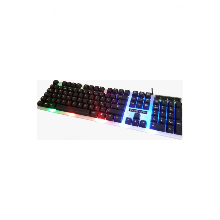 Concord C-59+ Rgb Led Gaming Işıklı Oyuncu Klavye Gaming Oyun