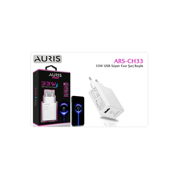 Auris ARS-CH33 S.Fast Kafa 33W – Süper Hızlı USB Adaptör