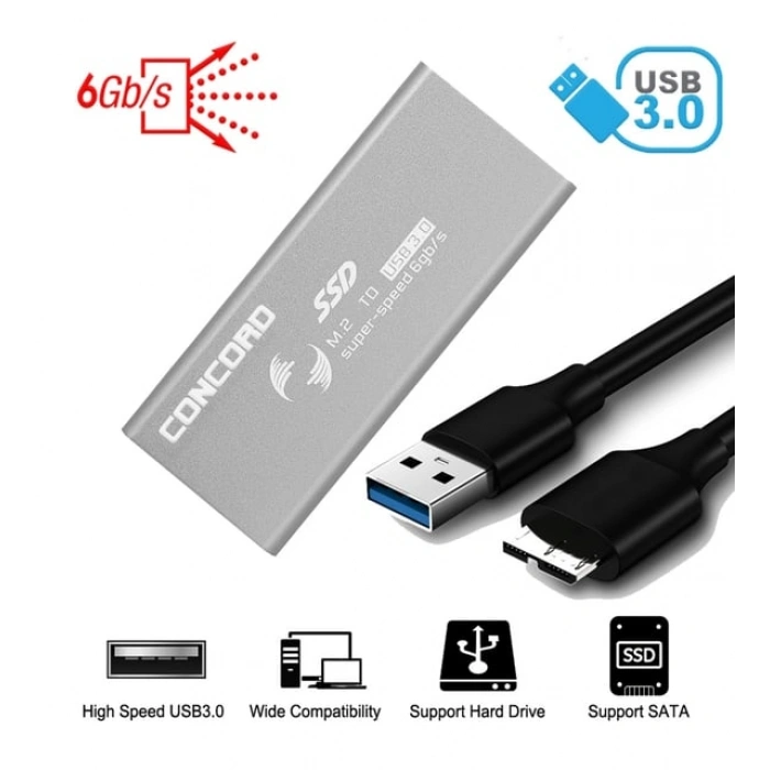 Concord C-898 USB 3.0 M.2 Harddisk Kutusu