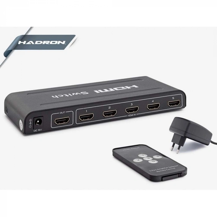 Hadron HD240 5 PORT HDMI SWITCH