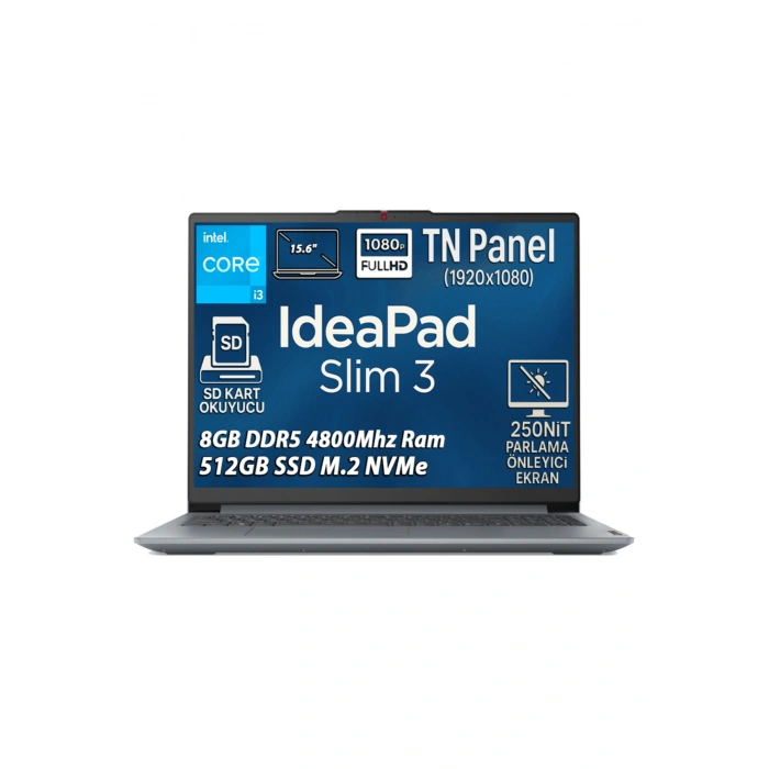 Lenovo Ideapad 3 Intel Core i3 N305 8GB 512GB SSD 15.6 Laptop